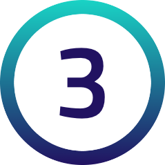 three number icon
