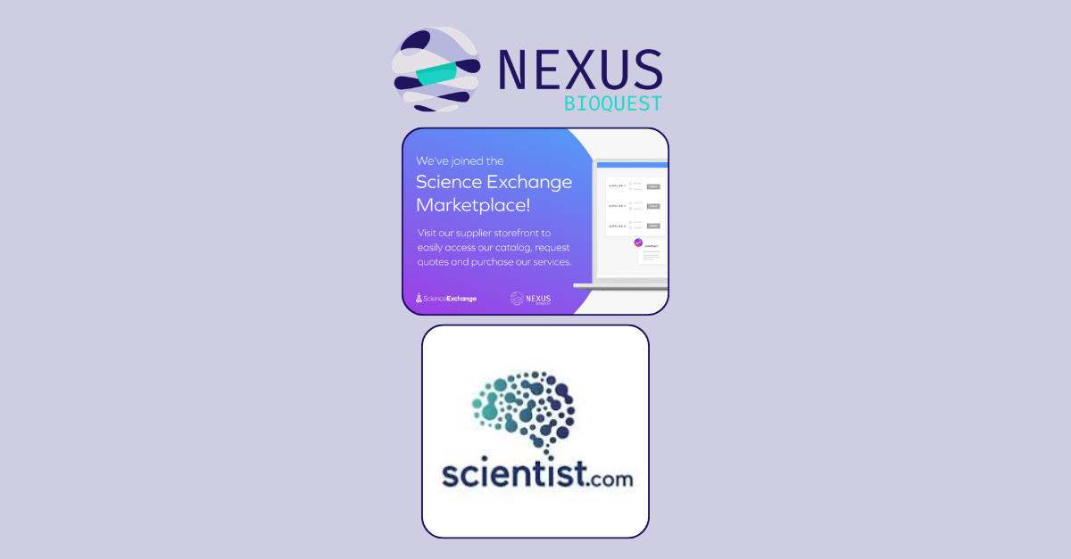 We are on Science Exchange and Scientist.com platforms