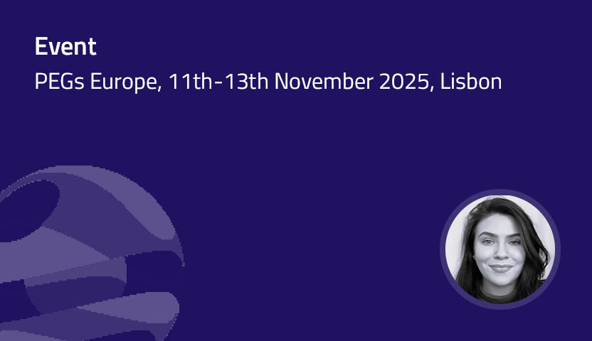PEGs Europe, 11th-13th November 2025, Lisbon